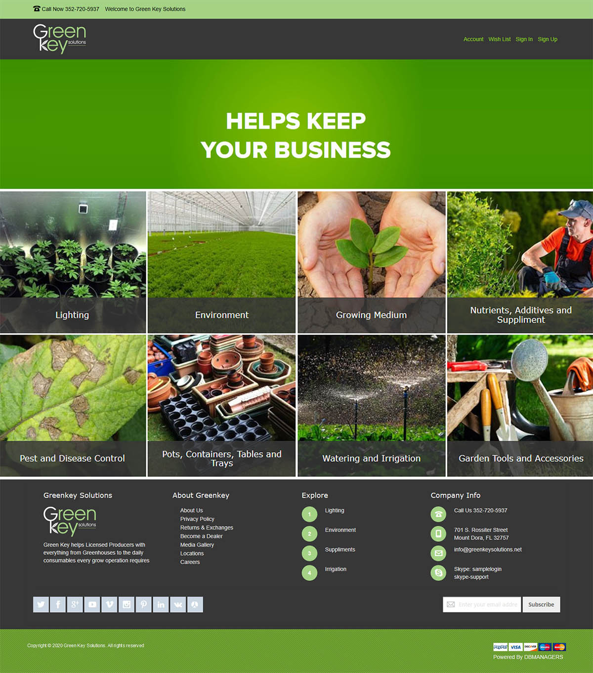 agricultural website template