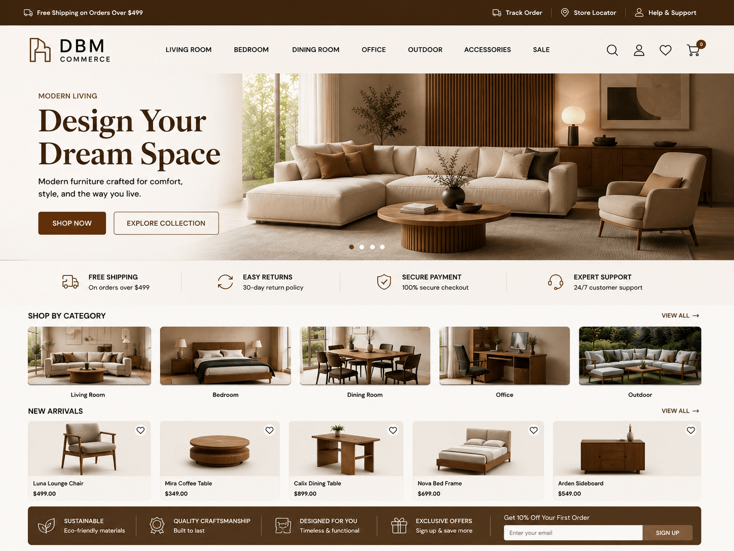 DBManagers Magento 2 development example — marine theme